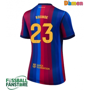 Barcelona Jules Kounde #23 Replik Heimtrikot Damen 2026-27 Kurzarm